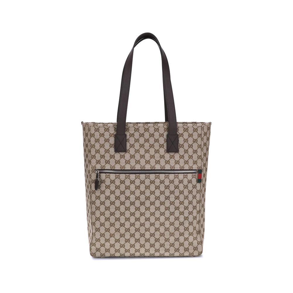 Gucci Brown Polyester Handbag